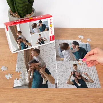 fotoPuzzle z pudełkiem ze zdjęcia 96 elementów kolaż