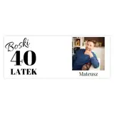 Kubek na 40 urodziny dla Niego z własnym zdjęciem tekstem