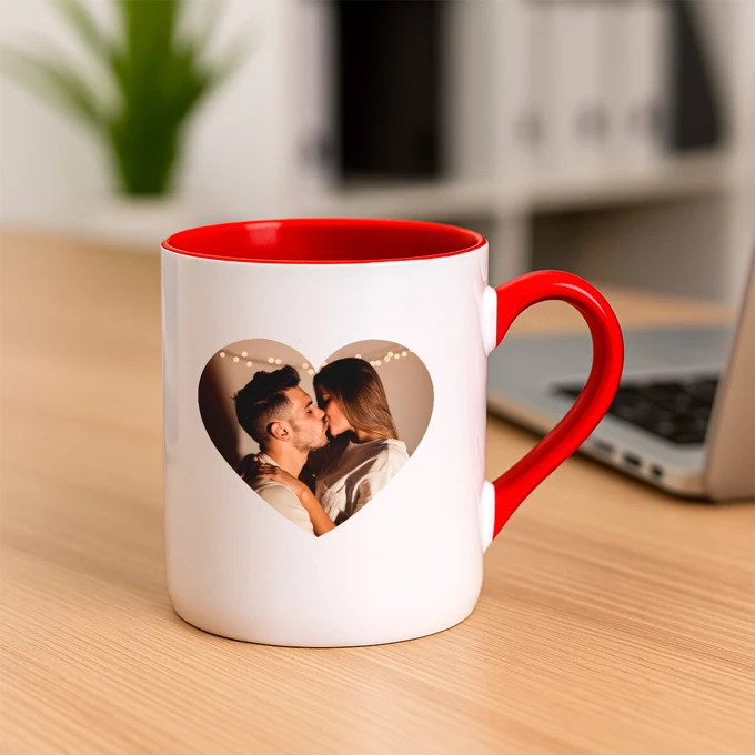 Kubek na Walentynki dla pary z Waszym zdjęciem