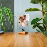 Ramka Spotify z Twoim zdjęciem na szkle akrylowym szkiełko muzyczne Twoja piosenka A5