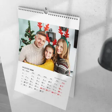 Kalendarz ścienny ze zdjęciami A3 na spirali Panorama Foto