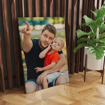 Obraz ze zdjęcia na płótnie dla Taty na Dzień Ojca 40x60 cm
