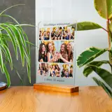 Prezent na 18 urodziny kolaż zdjęć na szkle A4