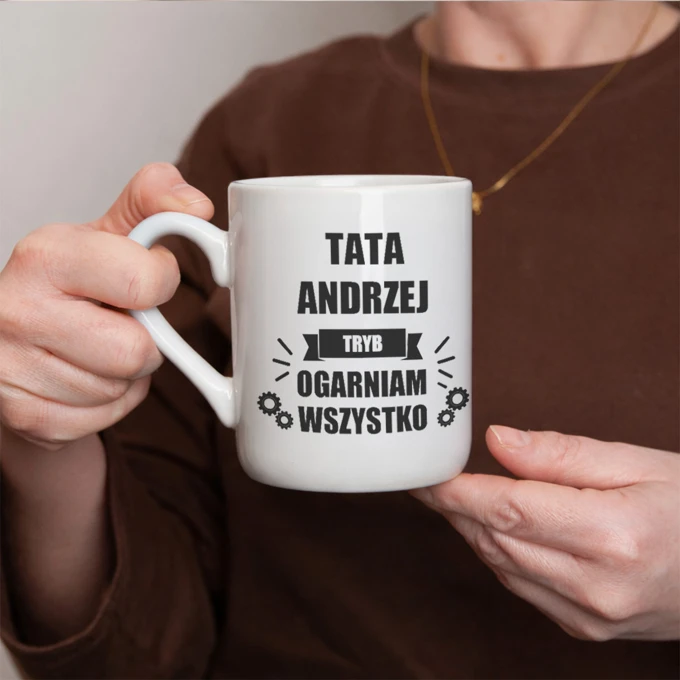 Personalizowany kubek z własnym zdjęciem dla taty na Dzień Taty