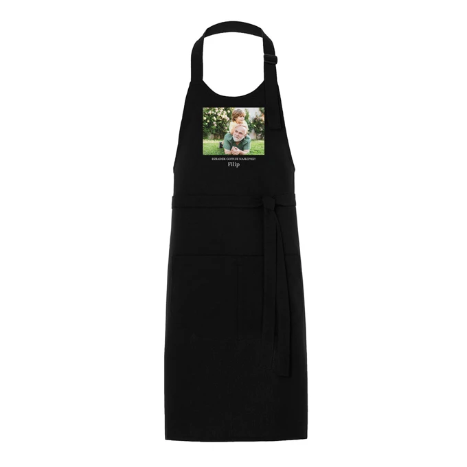 Fartuch kuchenny ze zdjęciem własnym nadrukiem dla Dziadka