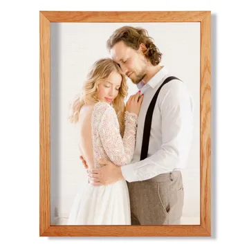 Personalizowane podziękowanie dla rodziców zdjęcie na płótnie w eleganckiej drewnianej ramie 30x40 cm
