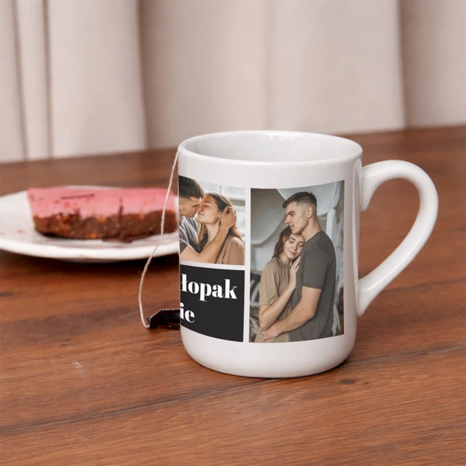 Kubek dla chłopaka ze zdjęciem i napisem personalizowany prezent