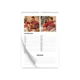 Fotokalendarz rodzinny notatnik wiszący A4 z Twoimi zdjęciami