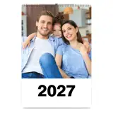 Personalizowany kalendarz ze zdjęciami 2027 ścienny 13 stron na prezent