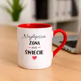 Kubek z imieniem na prezent dla żony dziewczyny