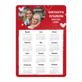 Kalendarz dla Babci i Dziadka ze zdjęć magnetyczny A4 magnes na lodówkę