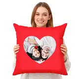 Poduszka ze zdjęciem na Walentynki dla pary zakochanych
