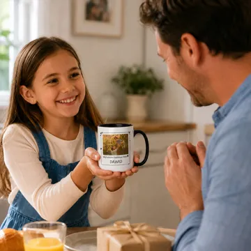 Kubek ze zdjęciem i imieniem dla Taty Super Tata personalizowany prezent