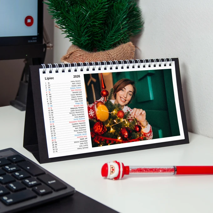 FotoKalendarz Biurkowy Imieniny