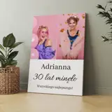 Prezent na trzydziestkę 30 lat minęło obraz na płótnie ze zdjęć 30x40 cm