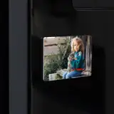 Magnes akrylowy ze zdjęciem na lodówkę prostokąt średni full foto