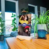 Zdjęcie na szkle akrylowym z dedykacją najlepszy rocznik 21x30 cm