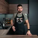 Fartuch kuchenny ze zdjęciem na prezent 50 urodziny