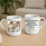Kubek ze zdjęciem prezent dla taty ulubionego bohatera