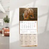 fotoKalendarz drewniany dla babci i dziadka prezent od wnuków