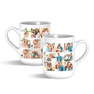Kubek personalizowany ze zdjęciem i napisem kolaż 24 zdjęć