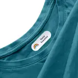 Arkusz naprasowanek dla dziecka z grafiką i imieniem na ubrania arkusz 58 sztuk tęcza