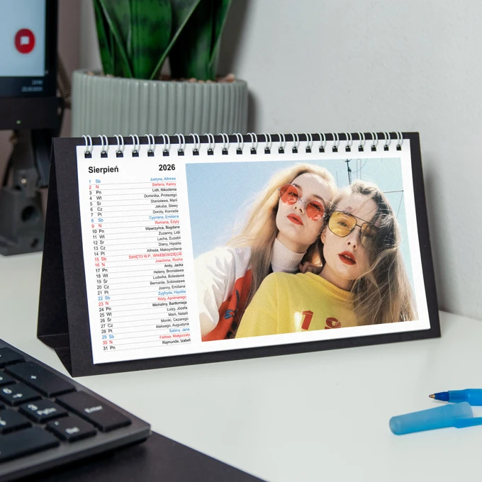 FotoKalendarz Biurkowy Imieniny