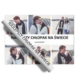 Kolaż zdjęć na prezent dla chłopaka plakat 50x70 cm personalizacja