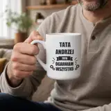 Personalizowany kubek z własnym zdjęciem dla taty na Dzień Taty