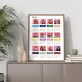 Kalendarz ze zdjęć plakatowy Kolaż 12 Zdjęć A3