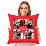 Poduszka dla Zakochanych Wasze Zdjęcia z Datą i Podpisem