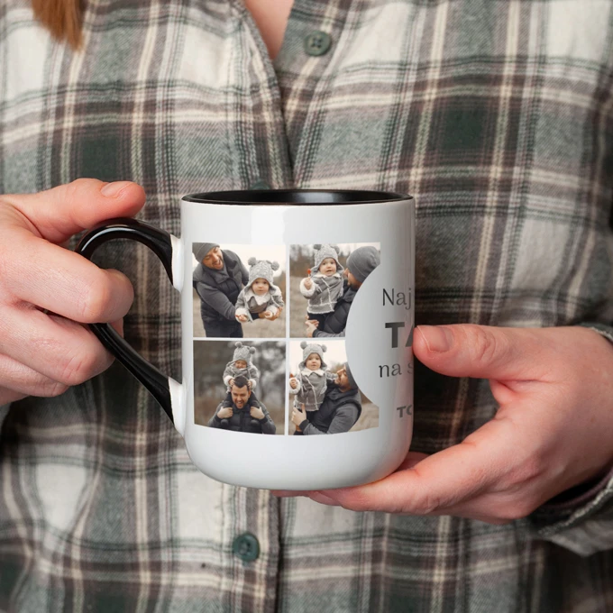 Kubek ze zdjęciem dla Taty Najlepszy Tata personalizowany prezent