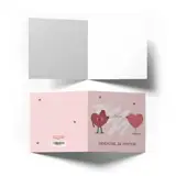 Kartka Walentynkowa na prezent dla zakochanych