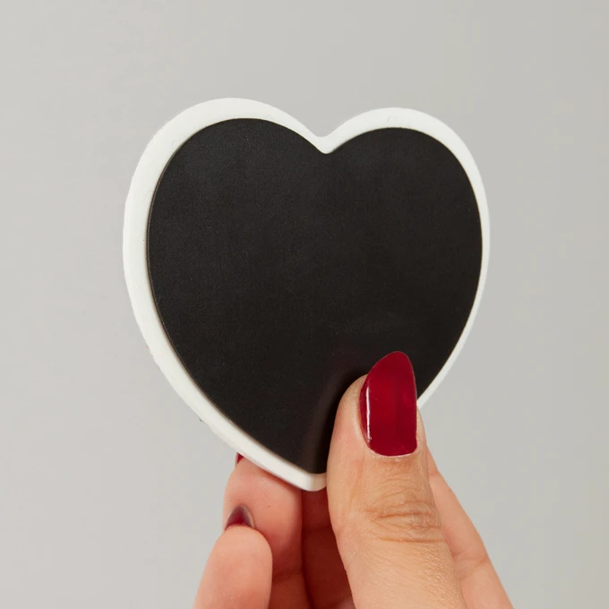 Magnes akrylowy ze zdjęciem na lodówkę serce full foto