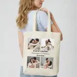 Torba ze zdjęciem na zakupy dla pary prezent na Walentynki rocznicę