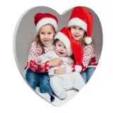 Magnes akrylowy ze zdjęciem na lodówkę serce full foto