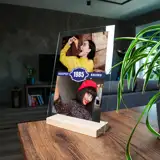 Zdjęcie na szkle akrylowym z dedykacją najlepszy rocznik 21x30 cm