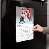Foto Kalendarz magnes na lodówkę ze zdjęciem A4 wyrywany 3 miesięczne kalendarium