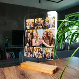 Prezent na 18 urodziny kolaż zdjęć na szkle A4