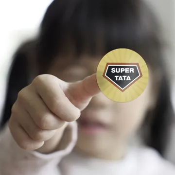 Naklejki na Dzień Taty dla taty na prezent Super Tata 15 szt.