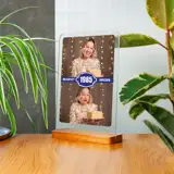 Zdjęcie na szkle akrylowym z dedykacją najlepszy rocznik A4