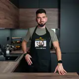 Personalizowany fartuch na grilla dla Taty ze zdjęciem i imieniem