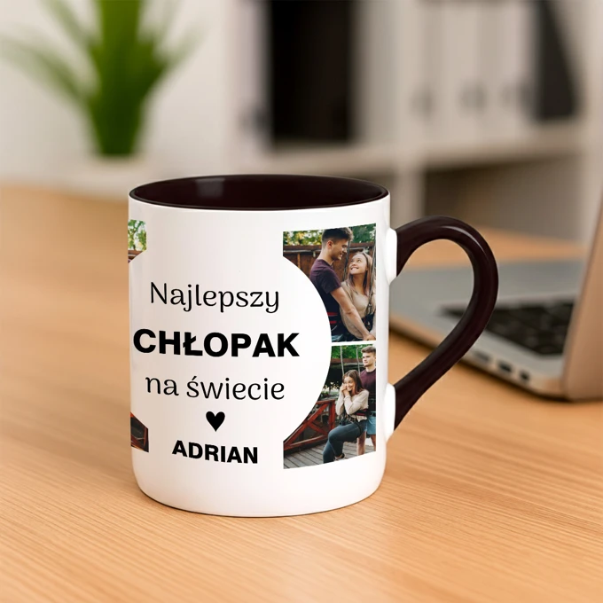 Kubek ze zdjęciem dla Chłopaka Najlepszy Chłopak personalizowany prezent