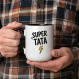 Kubek ze zdjęciem i imieniem dla Taty Super Tata personalizowany prezent