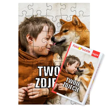 Prezent na Dzień Dziecka puzzle z Twojego zdjęcia w pudełku 35 el.
