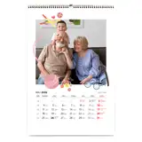 Fotokalendarz A3 ścienny ze zdjęciami Kochanym Dziadkom