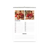 Fotokalendarz rodzinny notatnik wiszący A4 z Twoimi zdjęciami