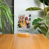 Statuetka ramka ze zdjęciem Prezent na Mikołajki Święta personalizacja 15x21 cm
