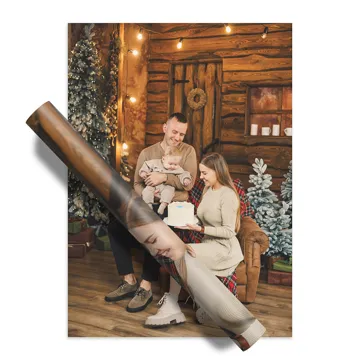 Plakat ze zdjęcia na prezent świąteczny 50x70 cm