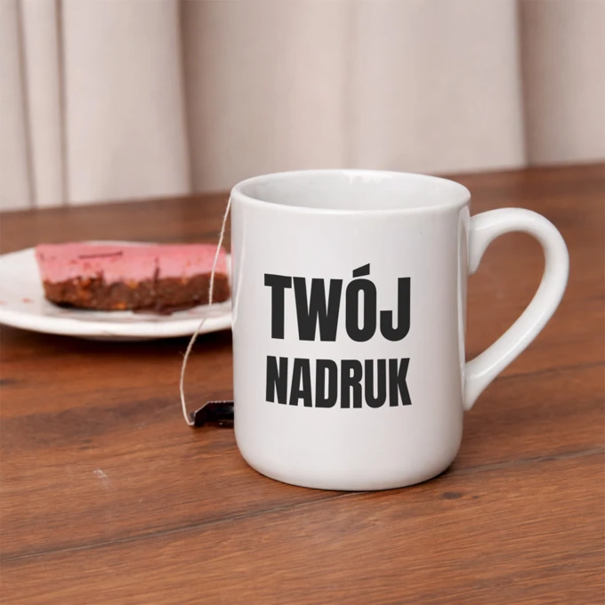 Biały kubek z Twoim nadrukiem zdjęciem grafiką